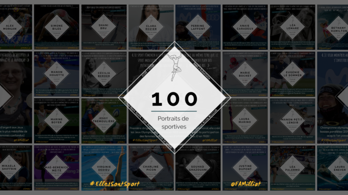 100 portraits de sportives