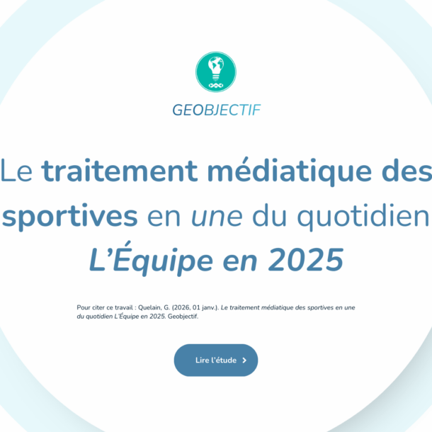 Analyse des unes de l'Équipe en 2025 (geobjectif.fr)